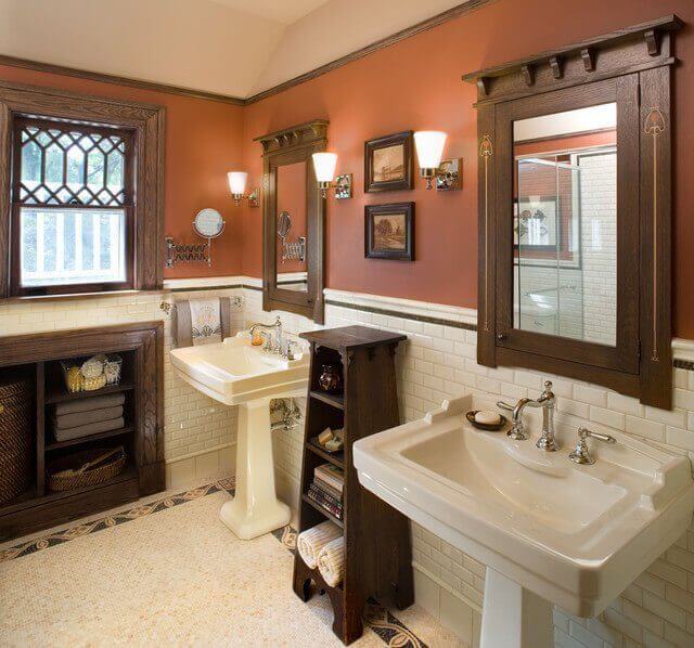 Craftsman Style Bathroom | Waukesha WI | Schoenwalder Plumbing